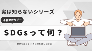 今更聞けない…SDGsって何？世界を変える17の目標を詳しく解説